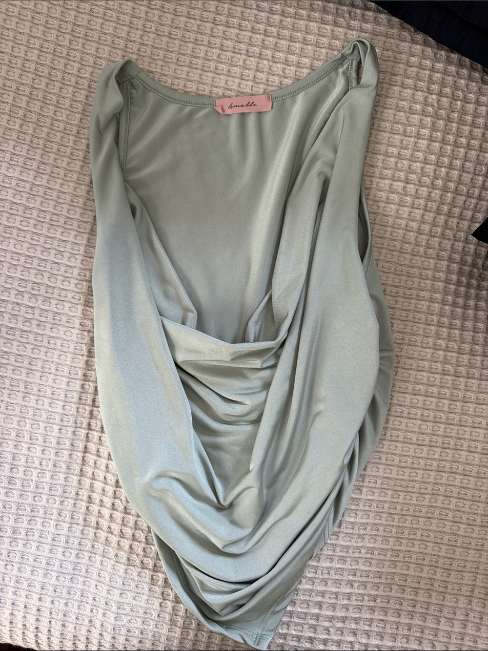 Sage Green Draped Women’s Top